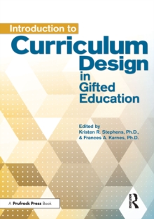 Introduction to Curriculum Design in Gifted Education