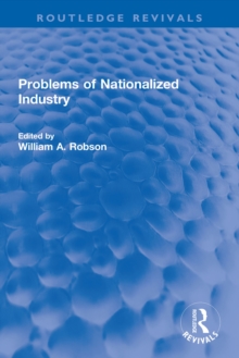 Problems of Nationalized Industry