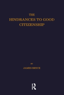 Hindrances to Good Citizenship