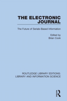 The Electronic Journal : The Future of Serials-Based Information