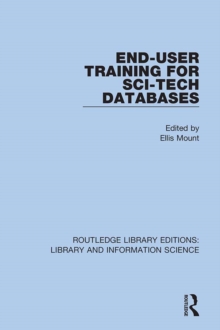 End-User Training for Sci-Tech Databases