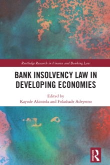 Bank Insolvency Law in Developing Economies