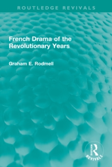 French Drama of the Revolutionary Years