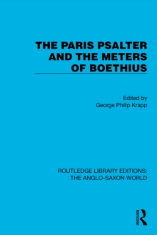 The Paris Psalter and the Meters of Boethius