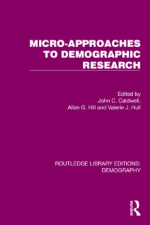 Micro-Approaches to Demographic Research