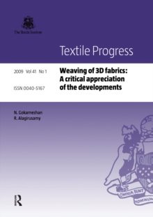 Weaving of 3D Fabrics : A Critical Appreciation of the Developments