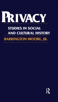 Privacy : Studies in Social and Cultural History