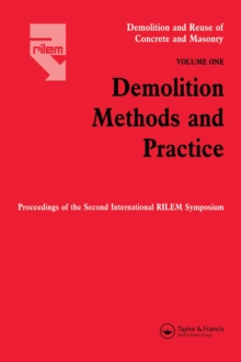 Demolition Methods and Practice V1