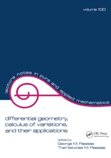 Differential Geometry, Calculus of Variations, and Their Applications