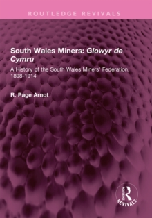 South Wales Miners: Glowyr de Cymru : A History of the South Wales Miners' Federation, 1898-1914