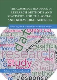 The Cambridge Handbook Of Research Methods And Statistics For The Social And Behavioral Sciences: Volume 2 : Volume 2: Performing Research