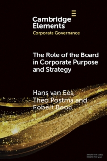 Role of the Board in Corporate Purpose and Strategy