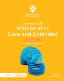 Cambridge IGCSE Mathematics Core and Extended Coursebook with Digital Version (2 Years' Access)