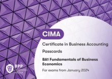 CIMA BA1 Fundamentals of Business Economics : Passcards