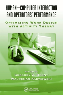 Human-Computer Interaction and Operators' Performance : Optimizing Work Design with Activity Theory