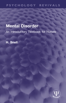 Mental Disorder : An Introductory Textbook for Nurses