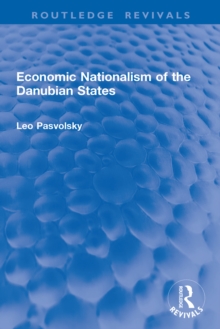 Economic Nationalism of the Danubian States