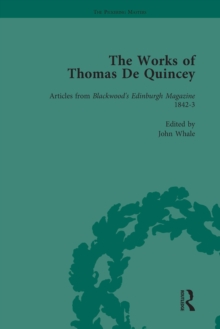 The Works of Thomas De Quincey, Part II vol 14