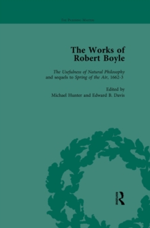 The Works of Robert Boyle, Part I Vol 3