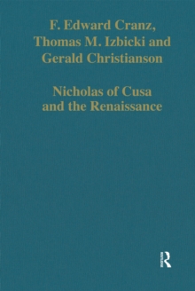 Nicholas of Cusa and the Renaissance