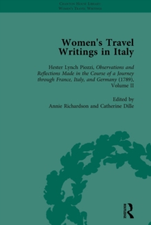 Women's Travel Writings in Italy, Part I Vol 4