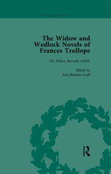 The Widow and Wedlock Novels of Frances Trollope Vol 1