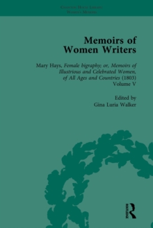 Memoirs of Women Writers, Part III vol 9