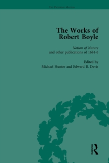 The Works of Robert Boyle, Part II Vol 3