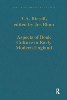 Aspects of Book Culture in Early Modern England