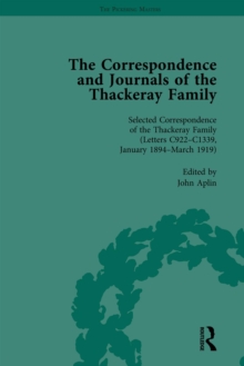 The Correspondence and Journals of the Thackeray Family Vol 5