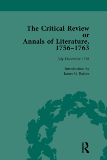 The Critical Review or Annals of Literature, 1756-1763 Vol 6