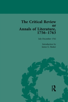 The Critical Review or Annals of Literature, 1756-1763 Vol 14