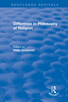 Difference in Philosophy of Religion