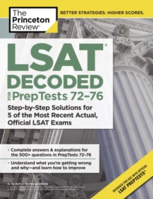 Lsat Decoded (Preptests 72-76), Paperback / softback Book Lsat Decoded (Preptests 72-76), Paperback / softback Book