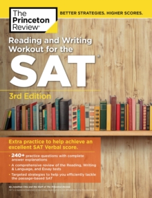 Reading and Writing Workout for the SAT, Paperback Book Reading and Writing Workout for the SAT, Paperback Book