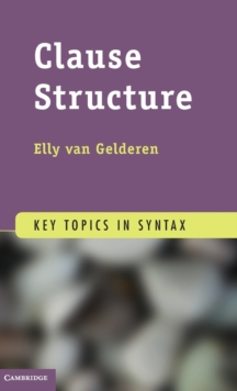 Clause Structure, Hardback Book Clause Structure, Hardback Book