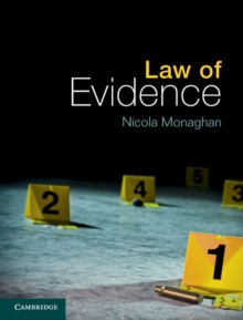 Law of Evidence, Hardback Book Law of Evidence, Hardback Book