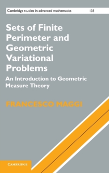 Sets of Finite Perimeter and Geometric Variational Problems : An Introduction to Geometric Measure Theory