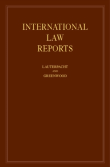 International Law Reports: Volume 149, Hardback Book International Law Reports: Volume 149, Hardback Book