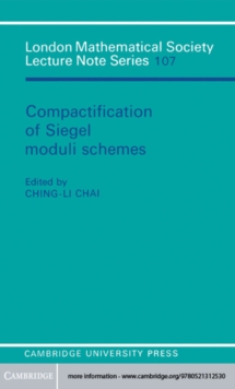 Compactification of Siegel Moduli Schemes