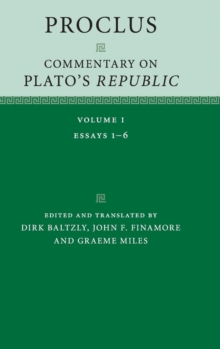 Proclus: Commentary on Plato's Republic : Volume 1, Hardback Book Proclus: Commentary on Plato's Republic : Volume 1, Hardback Book