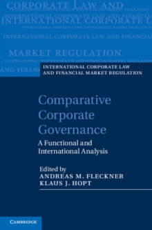 Comparative Corporate Governance : A Functional and International Analysis