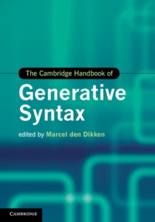 Cambridge Handbook of Generative Syntax