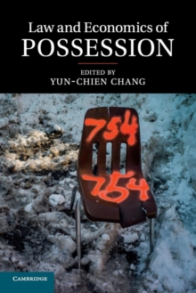 Law and Economics of Possession, Paperback / softback Book Law and Economics of Possession, Paperback / softback Book