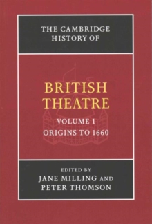 The Cambridge History of British Theatre 3 Volume Paperback Set, Mixed media product Book The Cambridge History of British Theatre 3 Volume Paperback Set, Mixed media product Book