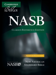 NASB Clarion Reference Bible, Black Calf Split Leather, NS484:X, Leather / fine binding Book NASB Clarion Reference Bible, Black Calf Split Leather, NS484:X, Leather / fine binding Book