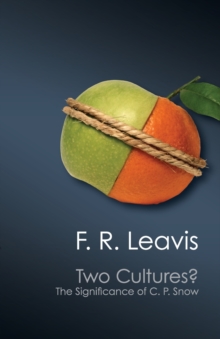 Two Cultures? : The Significance of C. P. Snow, Paperback / softback Book Two Cultures? : The Significance of C. P. Snow, Paperback / softback Book