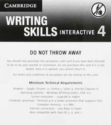 Grammar and Beyond Level 4 Writing Skills Interactive (Standalone for Students) via Activation Code Card, Digital product license key Book Grammar and Beyond Level 4 Writing Skills Interactive (Standalone for Students) via Activation Code Card, Digital product license key Book