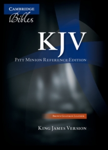 KJV Pitt Minion Reference Bible, Brown Goatskin Leather, KJ446:X