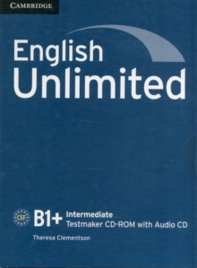 English Unlimited Intermediate Testmaker CD-ROM and Audio CD : English Unlimited Intermediate Testmaker CD-ROM and Audio CD B1+ intermediate, Mixed media product Book English Unlimited Intermediate Testmaker CD-ROM and Audio CD : English Unlimited Intermediate Testmaker CD-ROM and Audio CD B1+ intermediate, Mixed media product Book